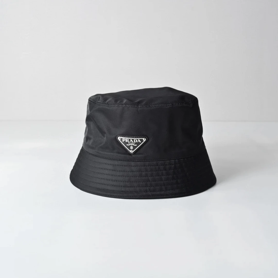 99新 Prada/普拉达 汤/P215765975/三角标渔夫帽