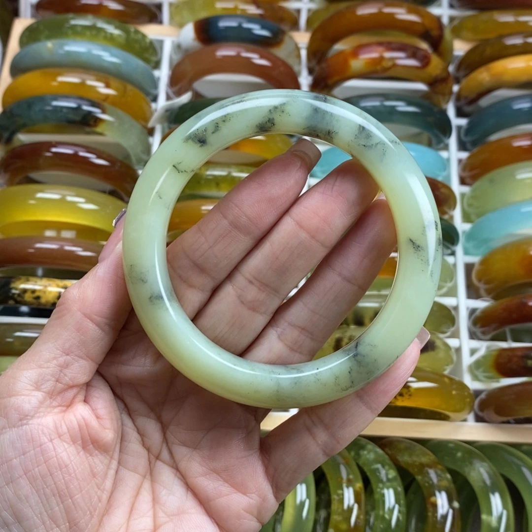 未镶嵌蛇纹石玉手镯61