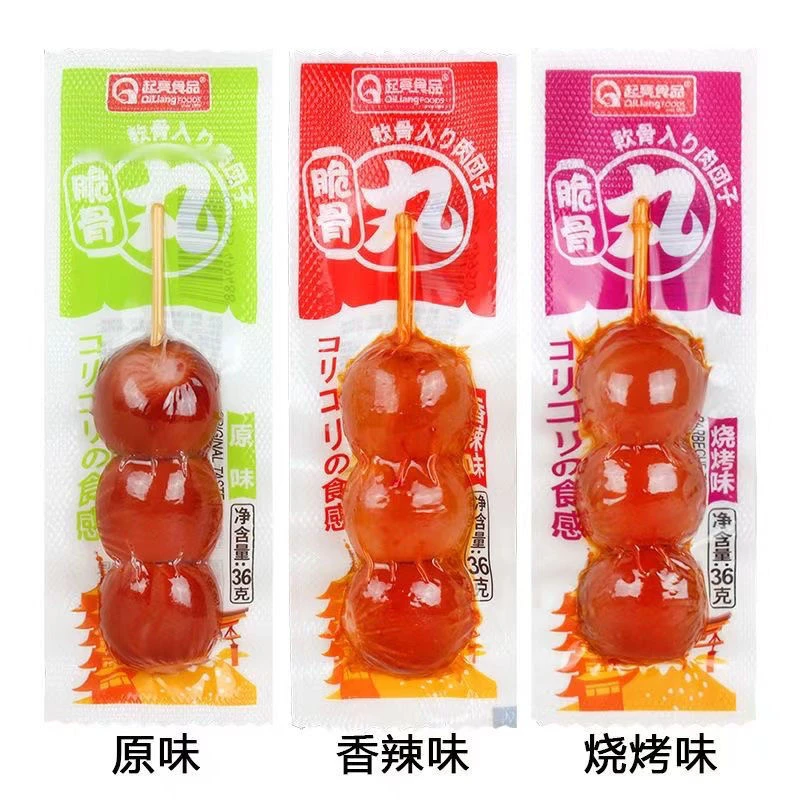 起亮脆骨丸香辣味36克