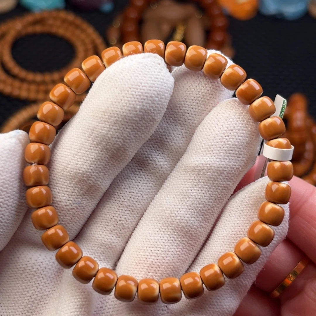 橄榄核吊坠6.5mm橄榄核尖极限弧单圈