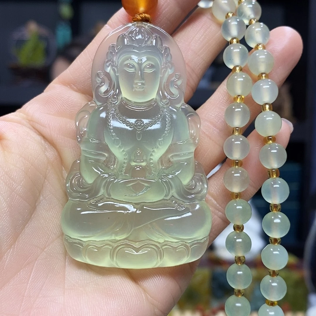 未镶嵌岫玉挂件吊坠