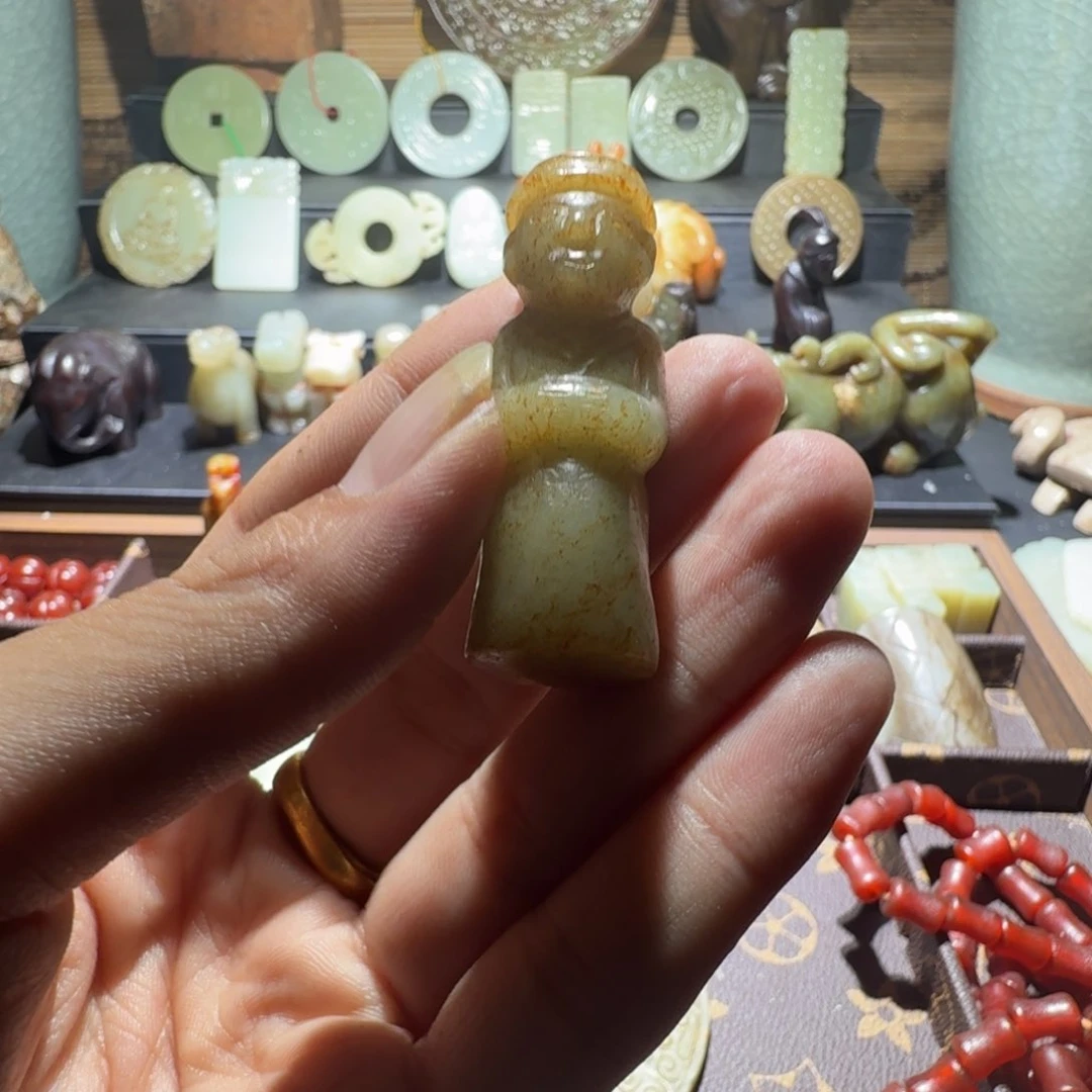 未镶嵌和田玉（糖玉）挂件豪**丈