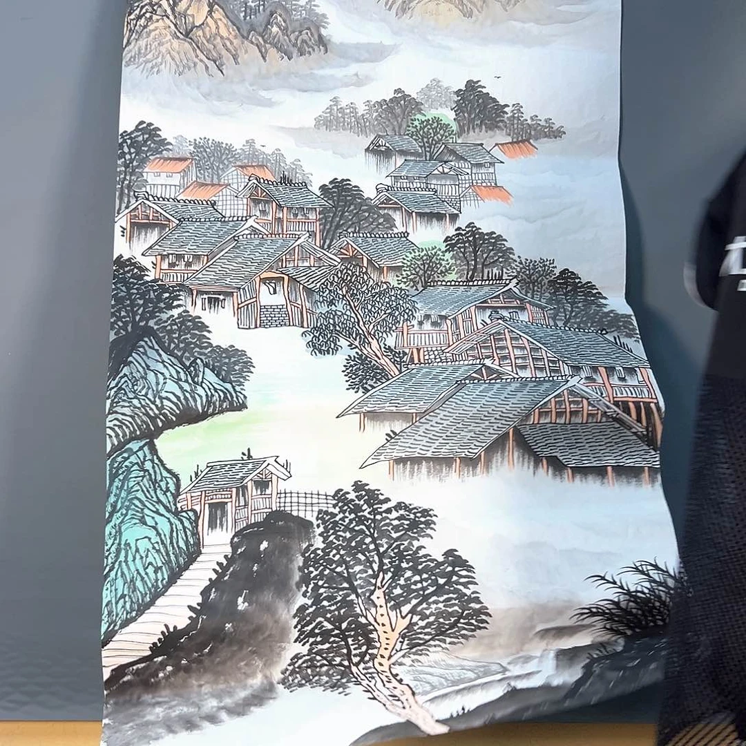 国画582 花鸟和蝴蝶在这里相遇