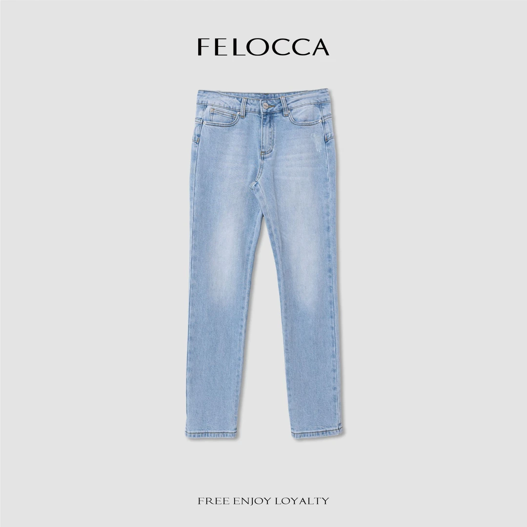 NO退NO换【FELOCCA】紧身小脚显瘦时尚休闲牛仔裤CC2137