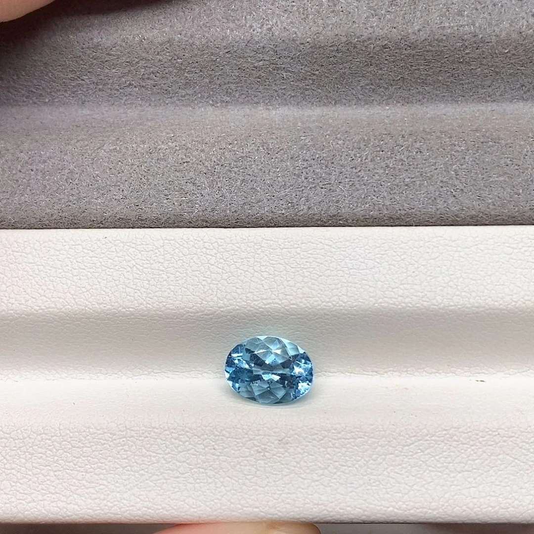 裸石海蓝宝石1.73克拉天然圣玛利亚海蓝宝