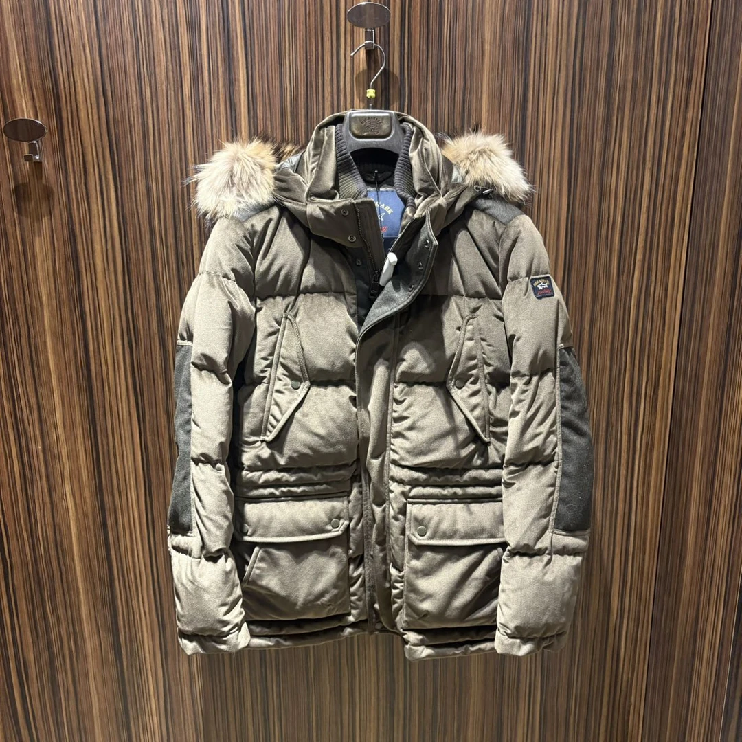 保鲨 不退换 男款棕色长款外套  下单联系客服