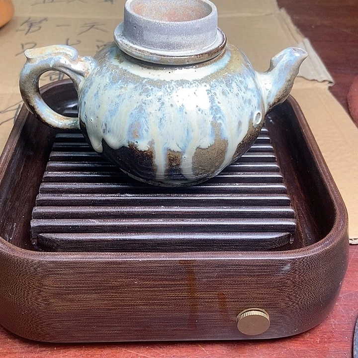 紫砂茶壶柴烧紫砂