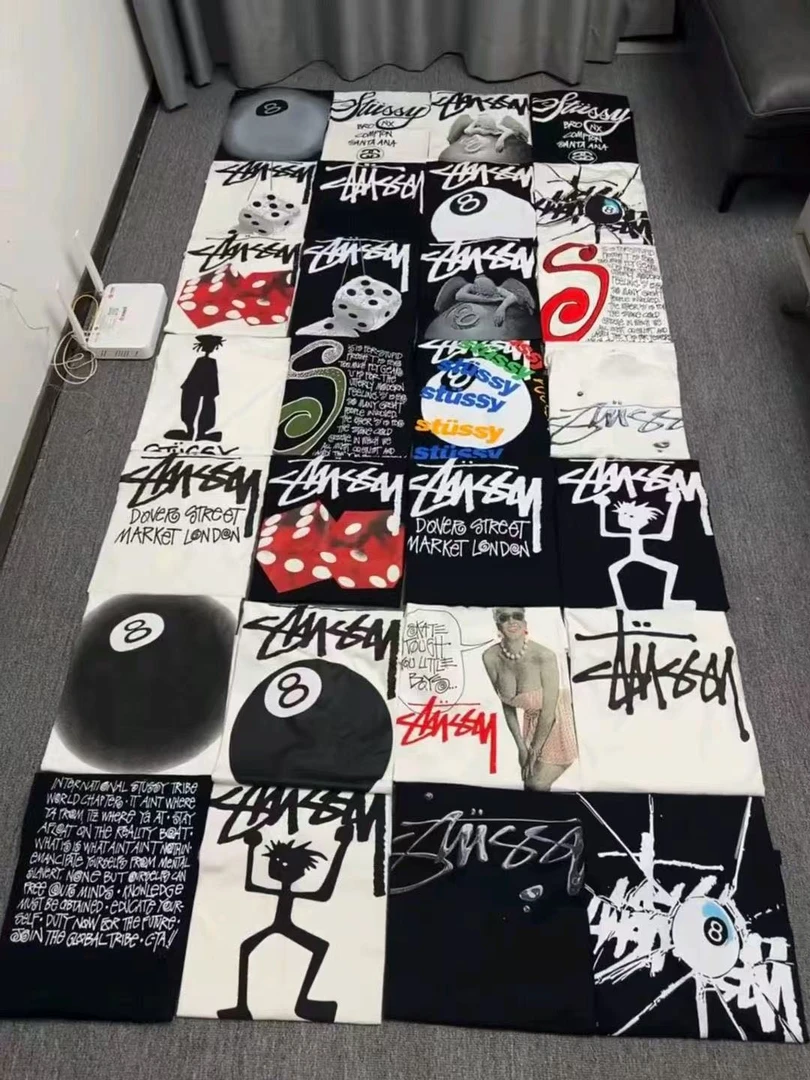 001-031直播间短袖纯棉斯图嘉同款潮服