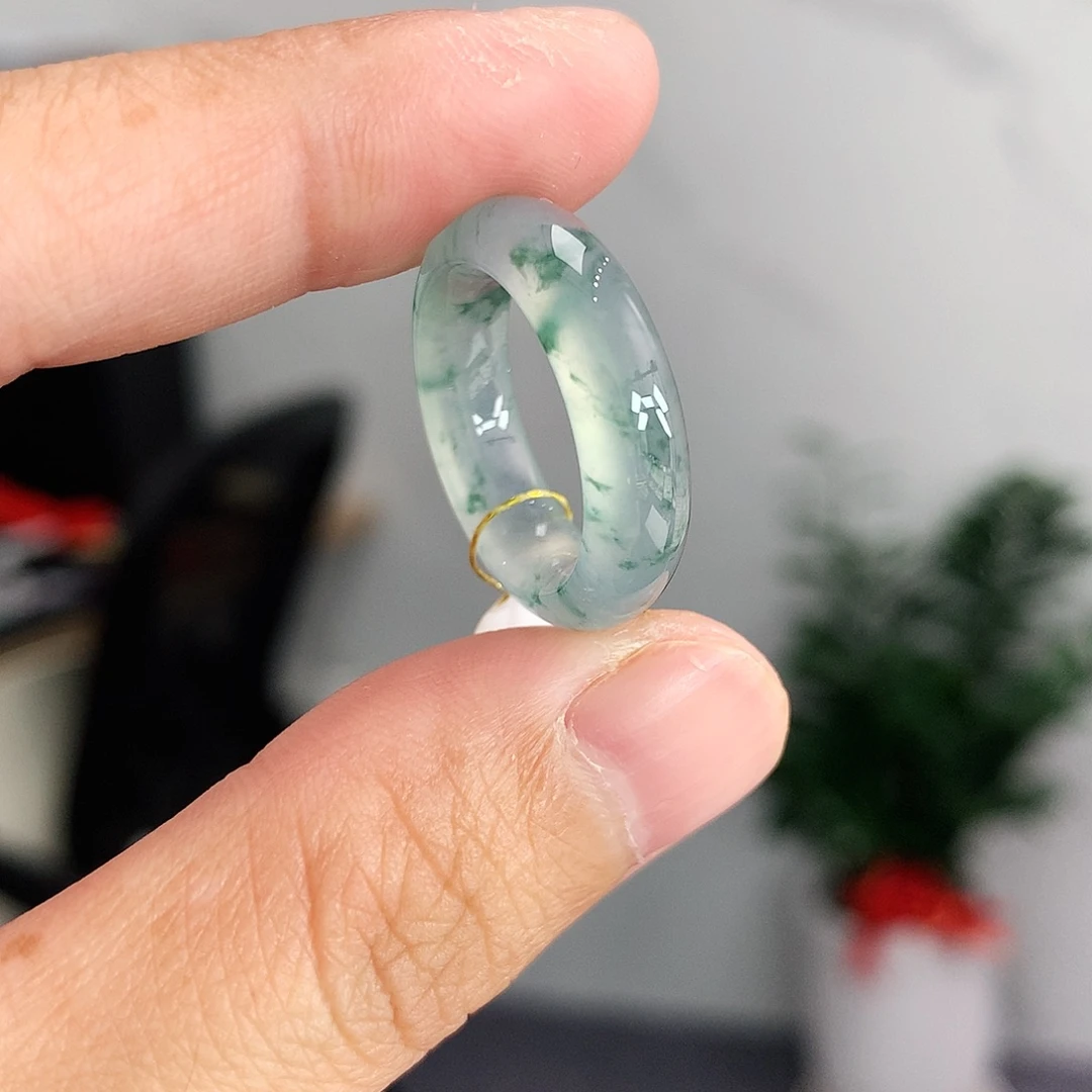翡翠未镶嵌戒指10号