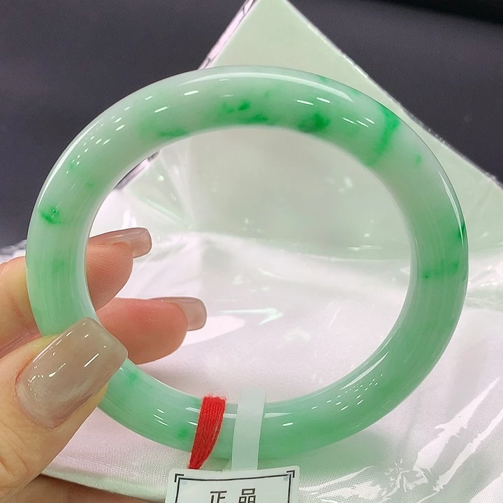 未镶嵌手镯翡翠圆条58