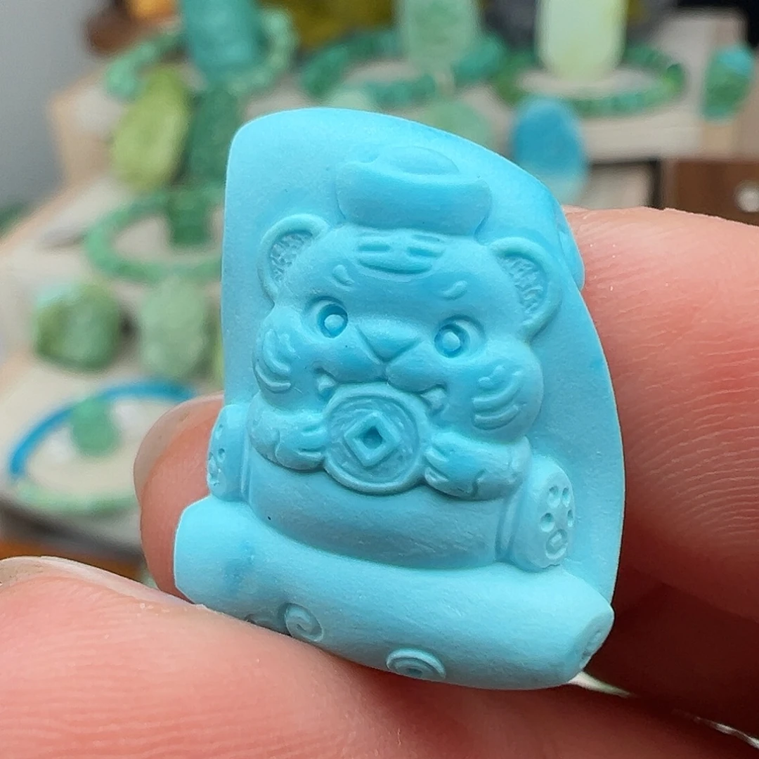 绿松石未镶嵌主播万珍