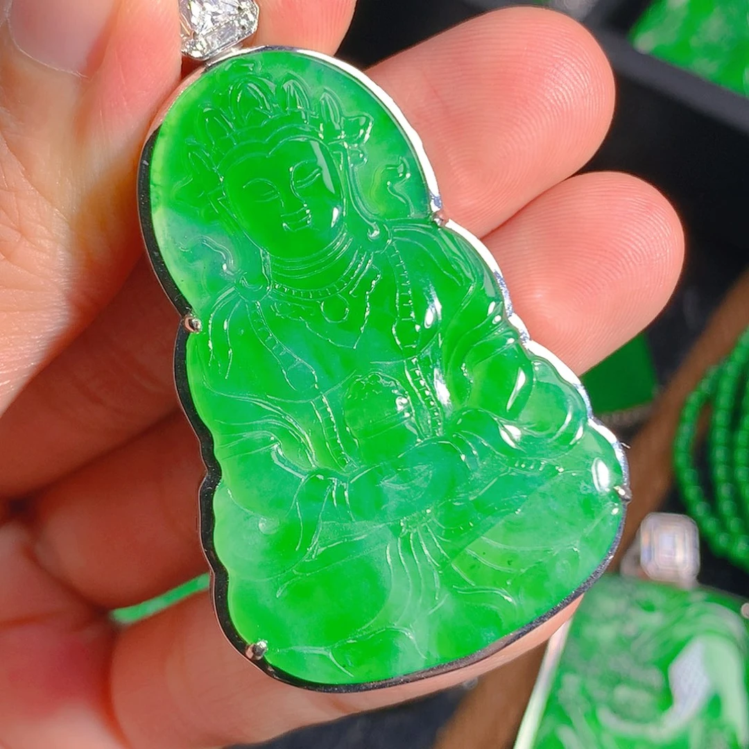 翡翠吊坠(不含链)未镶嵌