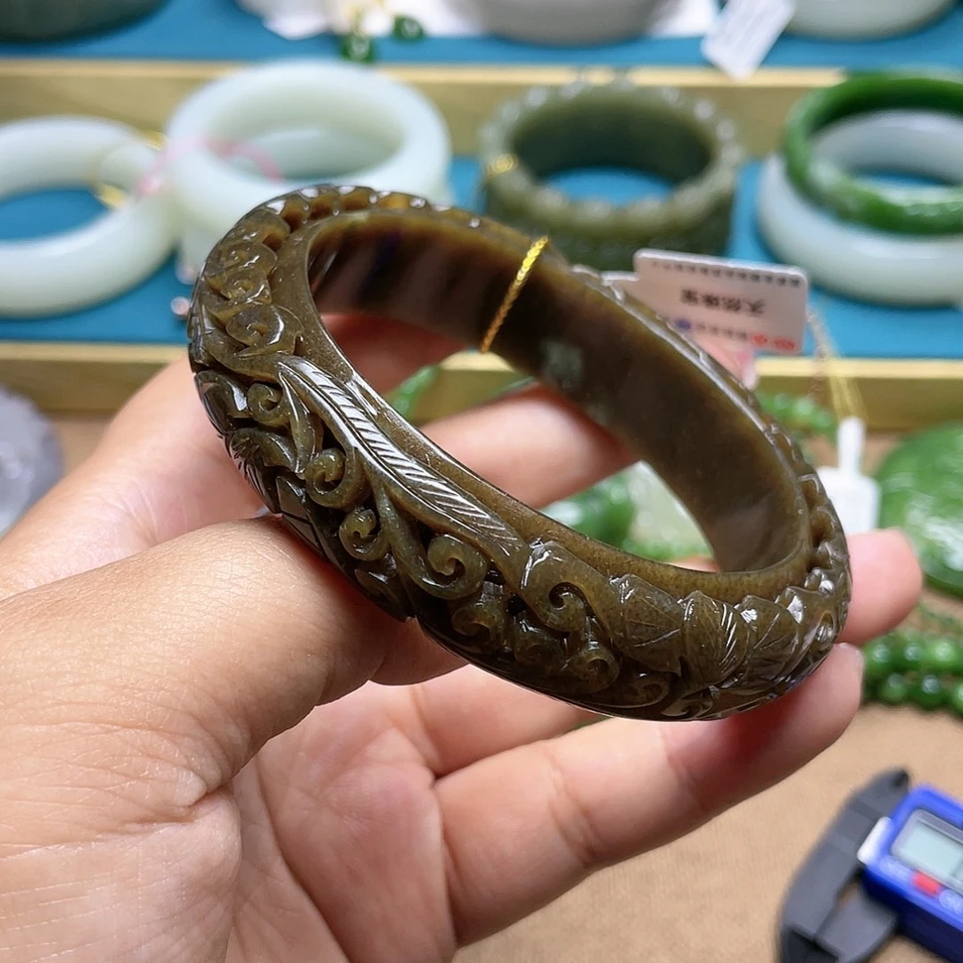 【闪购商品】和田玉64圈口139未镶嵌