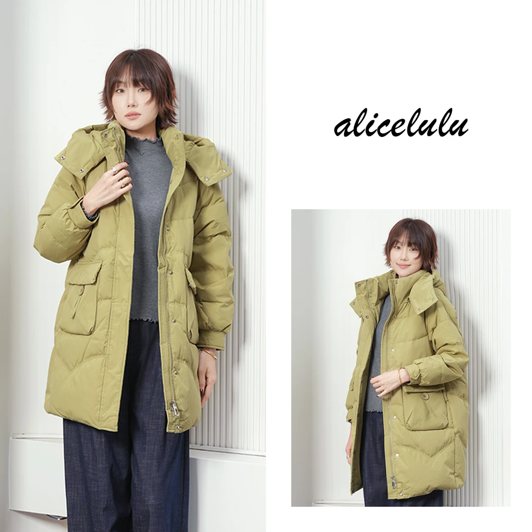 alicelulu东北看雪.连帽羽绒服蓬松保暖锁绒御寒S2145690Tr