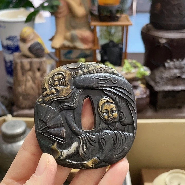 铜中古工艺品摆件