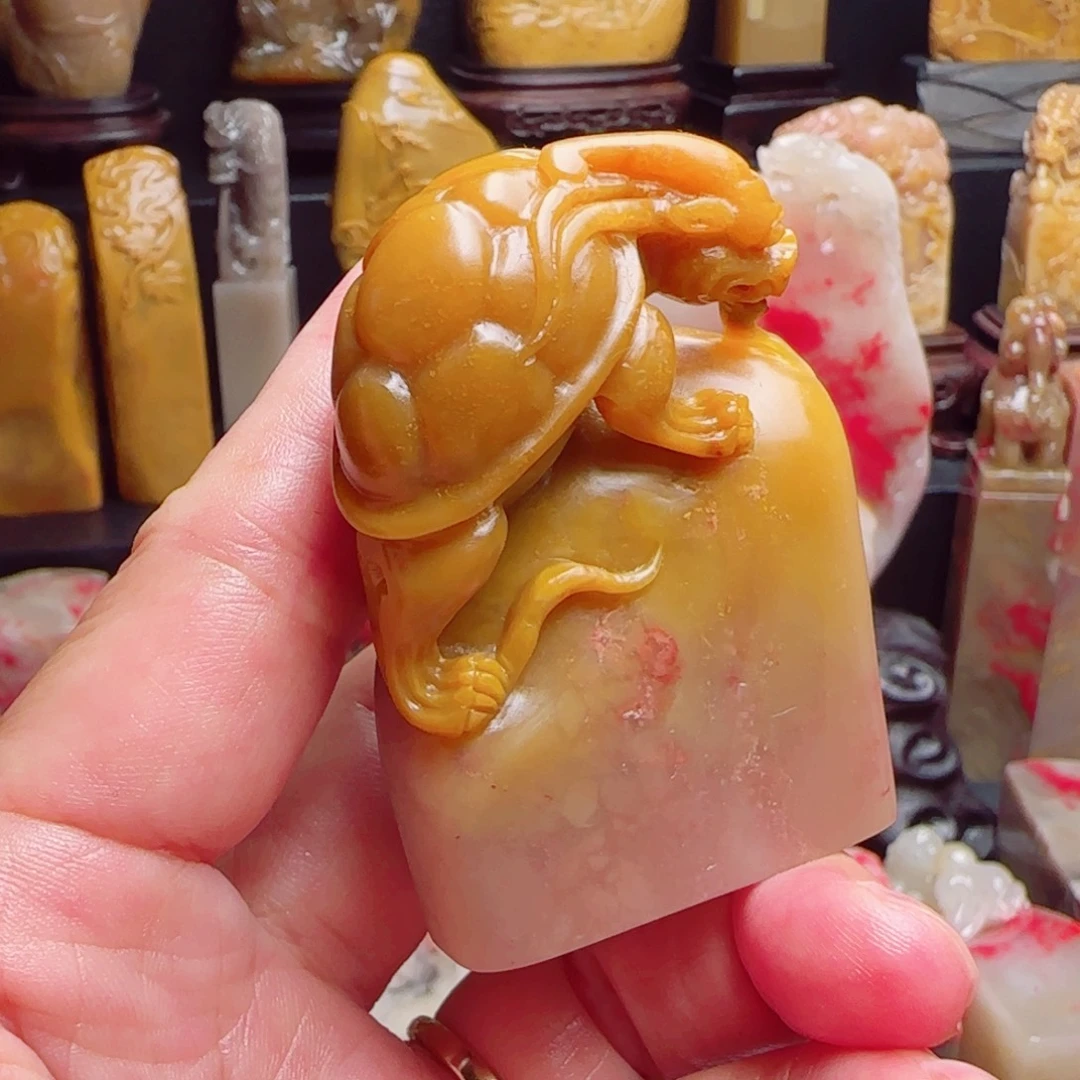 昌化石田黄石印章