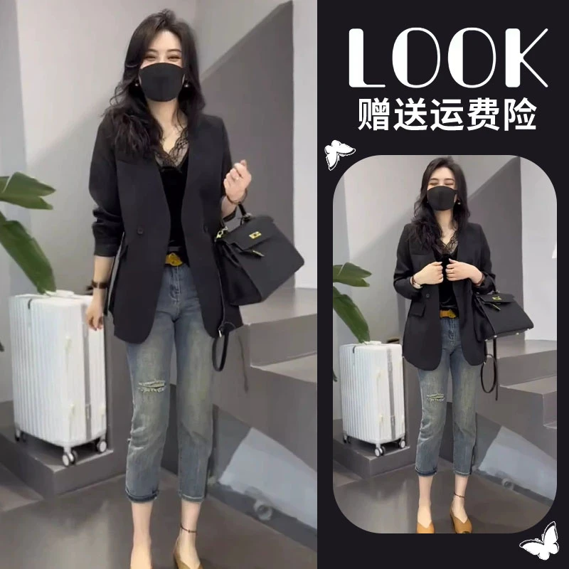 高级感时尚休闲西装外套小众高端精致气质女装两件套装秋季新款女