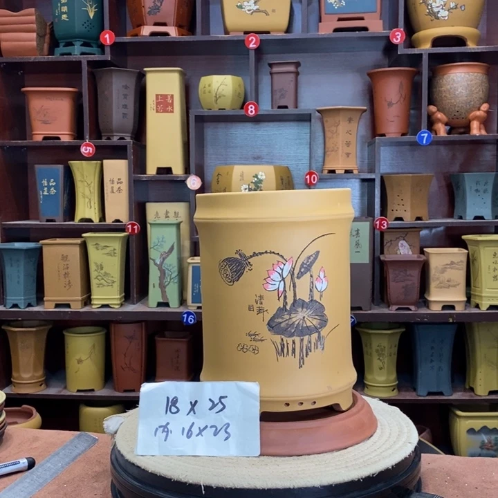 紫砂花盆紫砂花盆