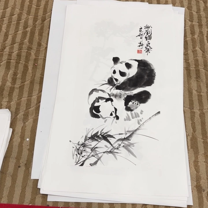 国画花鸟等多种形式