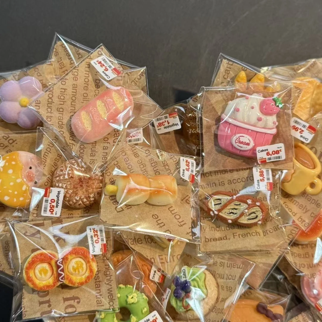 【拆盒】③飞行卡可爱微缩迷你甜甜圈面包萌粒盲盒