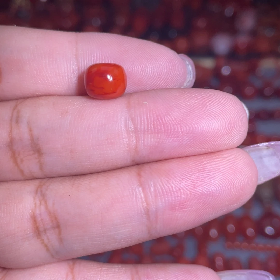 南红玛瑙未镶嵌瓦西老型卡8.7