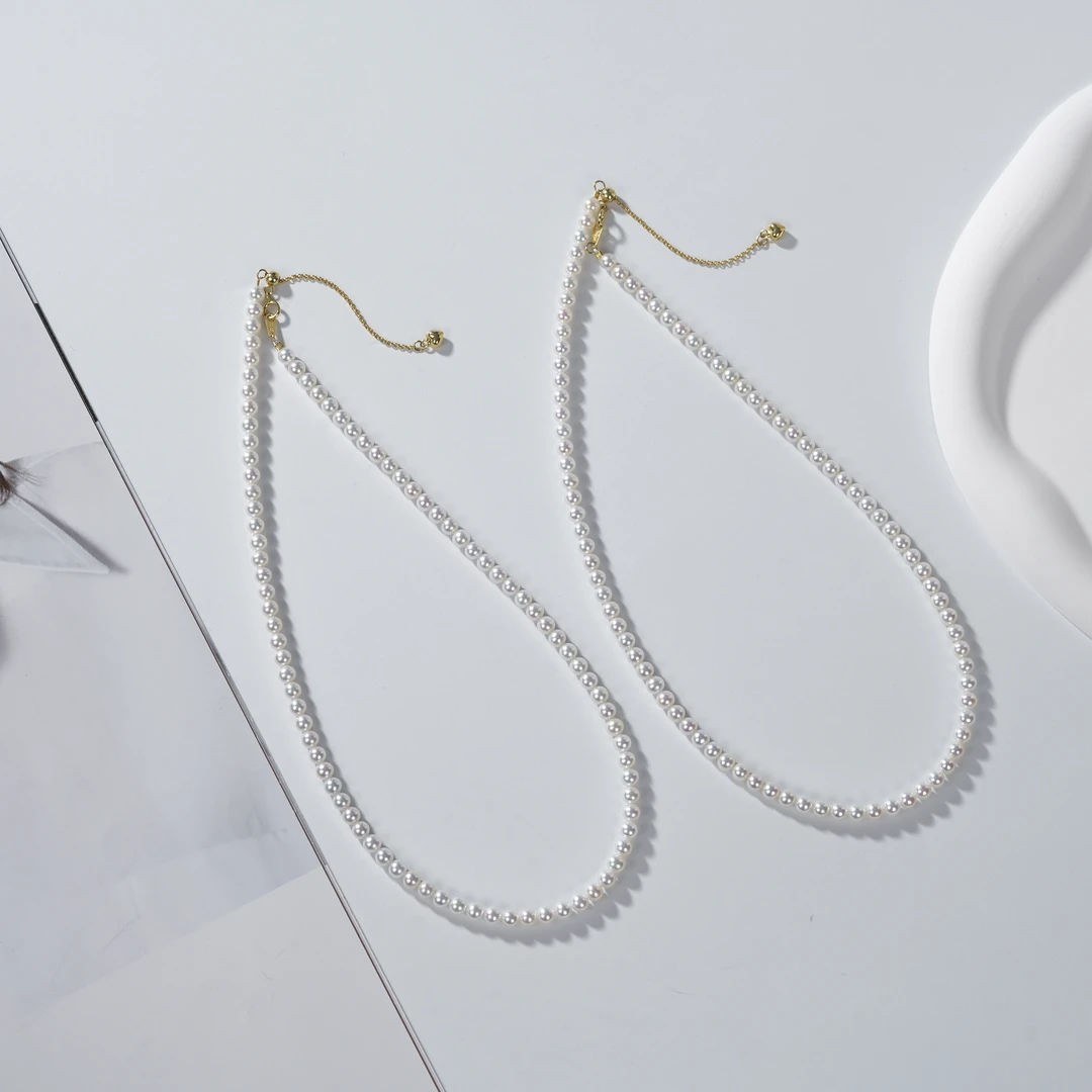 【云上叙】淡水珍珠项链-多样性发一件-4mm-V06561-M（甄选）