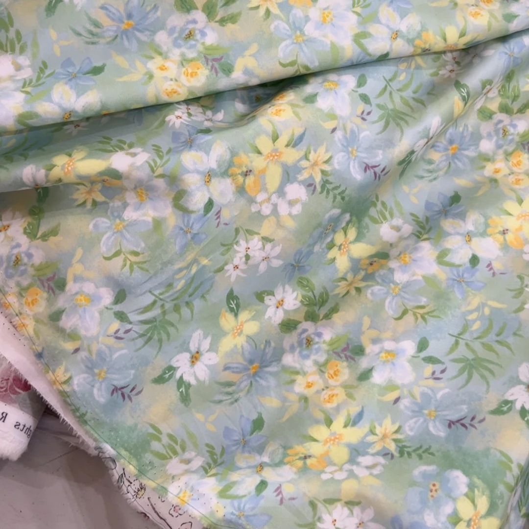 棉一米价纯棉60支高密斜纹1.5米宽果子布艺c