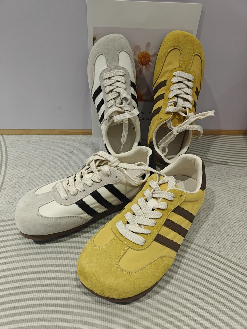 玲609-2休闲鞋低帮德训鞋拼色运动鞋女潮