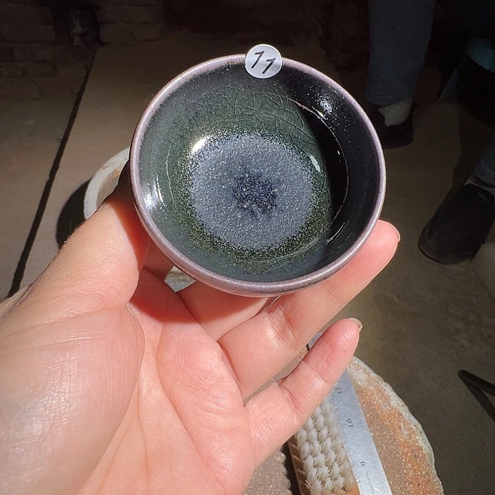 便携款瓷宋御柴烧精品主人杯