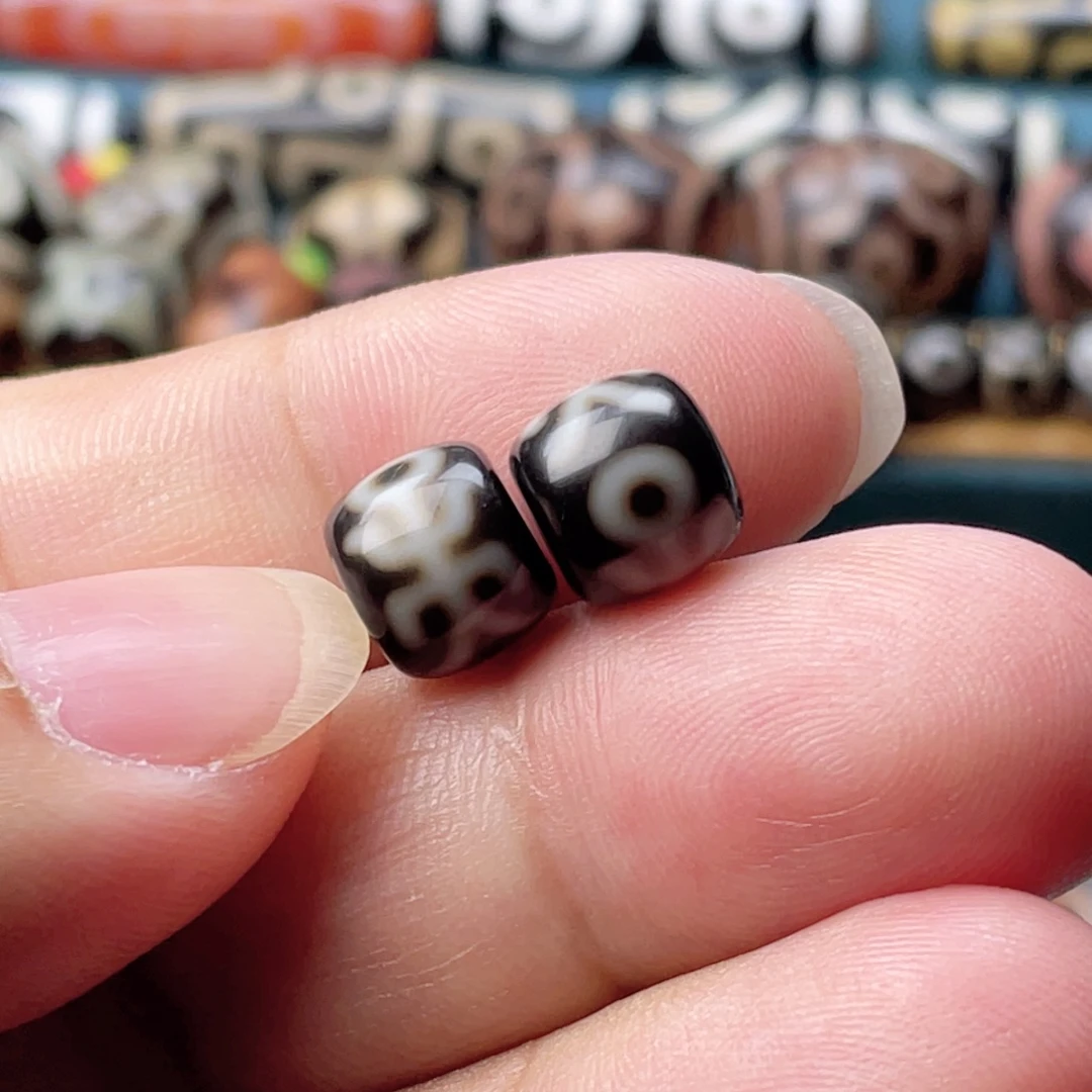 未镶嵌锁骨玛瑙/玉髓贵人一对