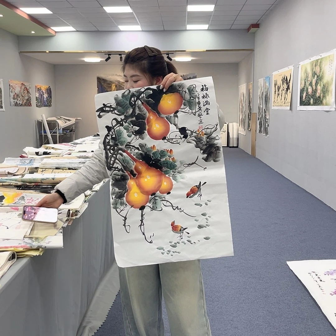 国画国画作品纯手绘作品