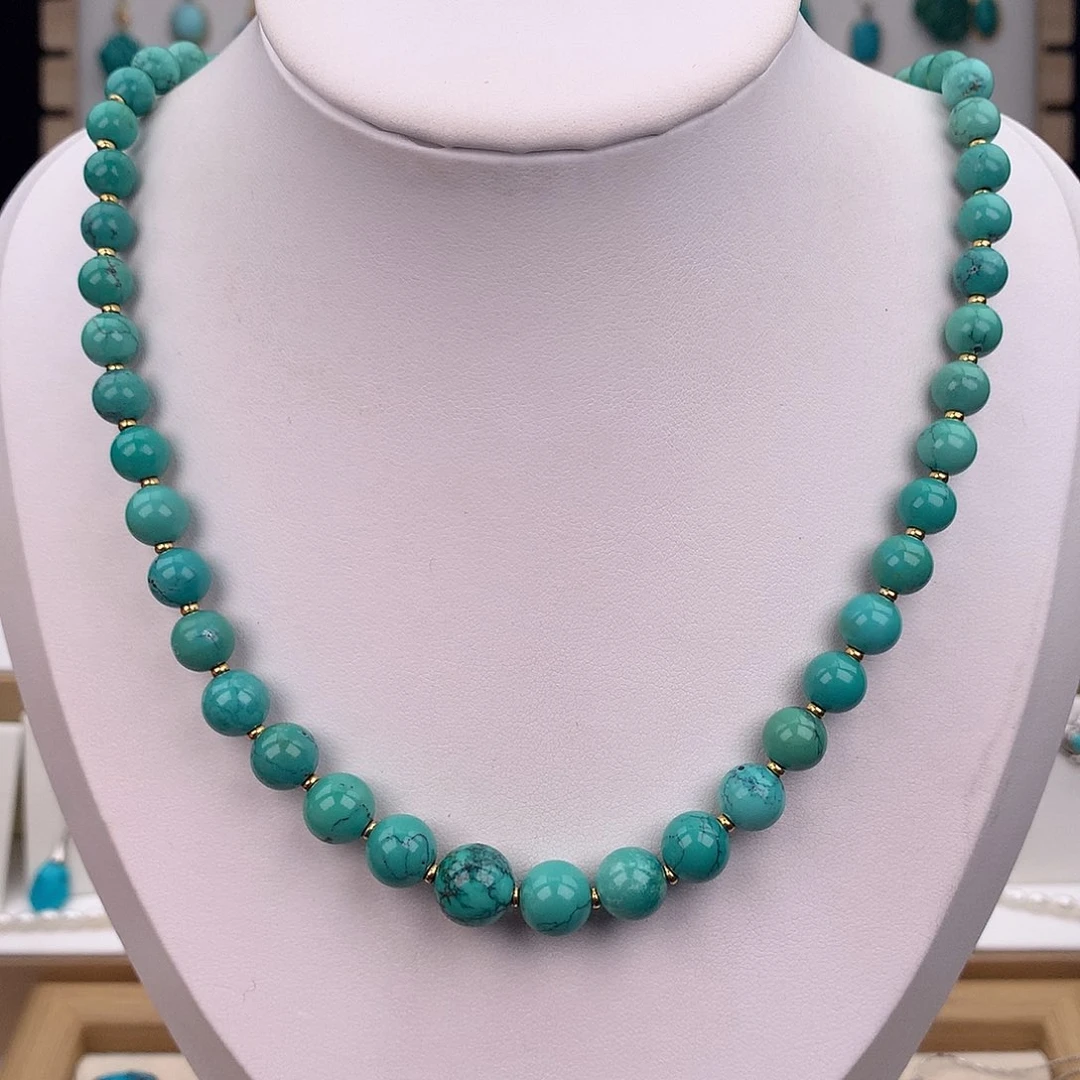 绿松石未镶嵌颈饰