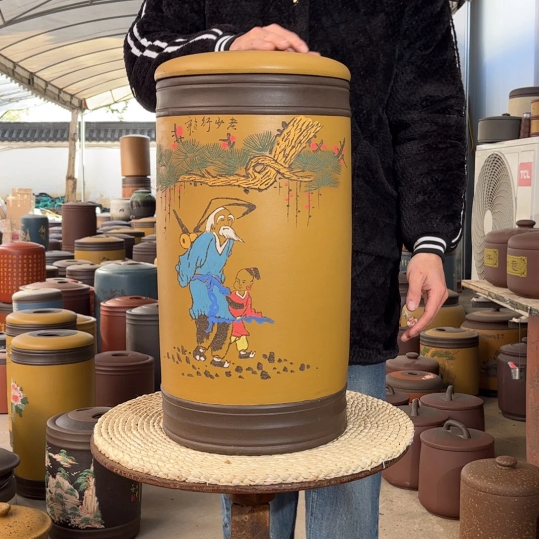 茶叶罐紫砂20 饼茶叶罐