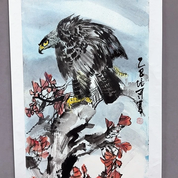 国画亲笔手绘放心去藏