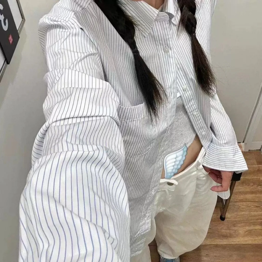 2060#条纹两件套（图片仅供参考）