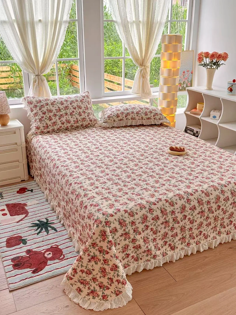 金多家纺 双层纱床盖三件套240*260