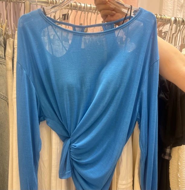 垂感宽松显瘦开叉下摆薄款透气防晒衫夏季上衣