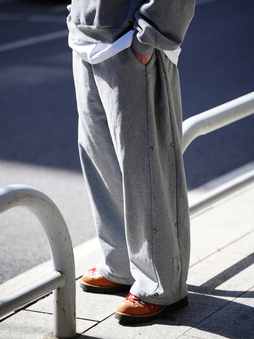 XCCC.COM X TN水母 重磅570克重加绒可调节多版型刺绣卫裤241102