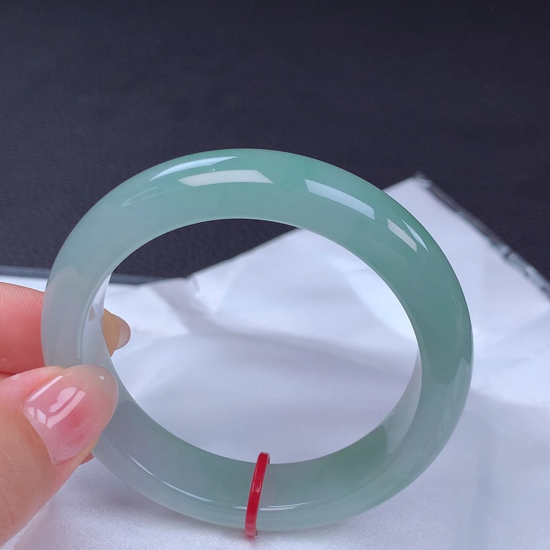 翡翠手镯未镶嵌53圈口681012