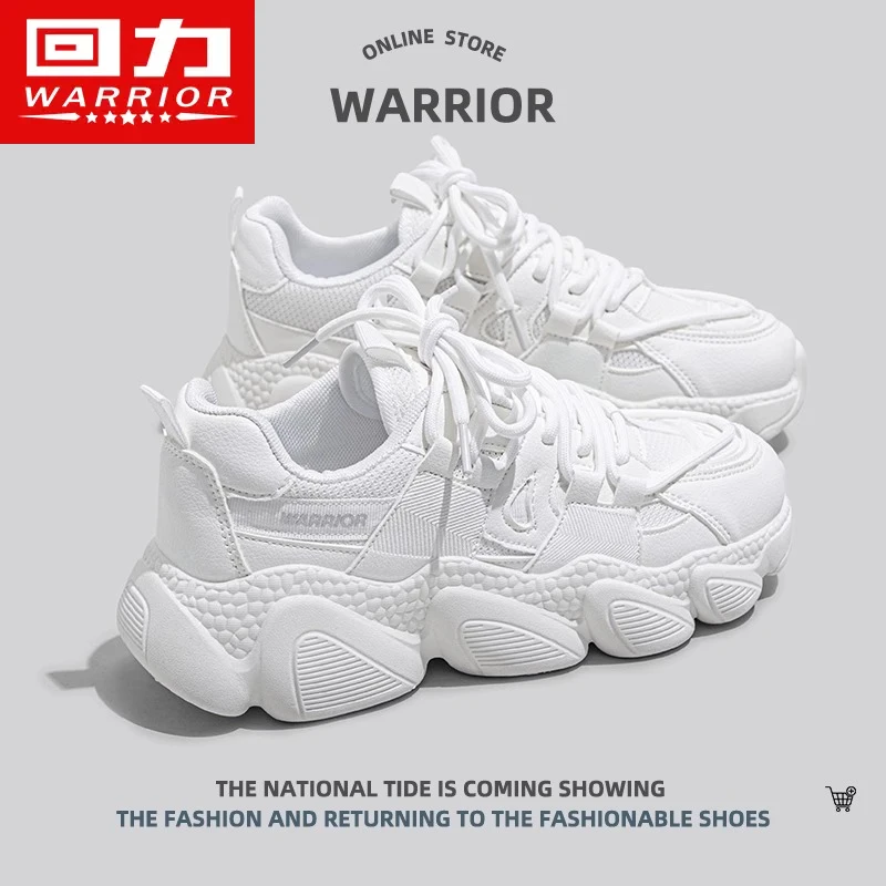 回力运动鞋女鞋2025春季新款厚底鞋子女潮透气轻便夏季休闲增高鞋