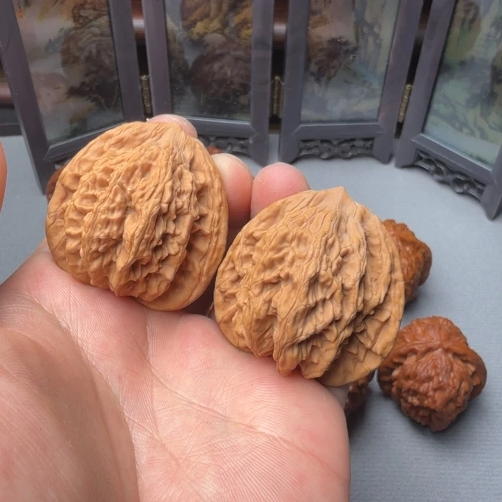 吊坠文玩核桃汉高虎40.5