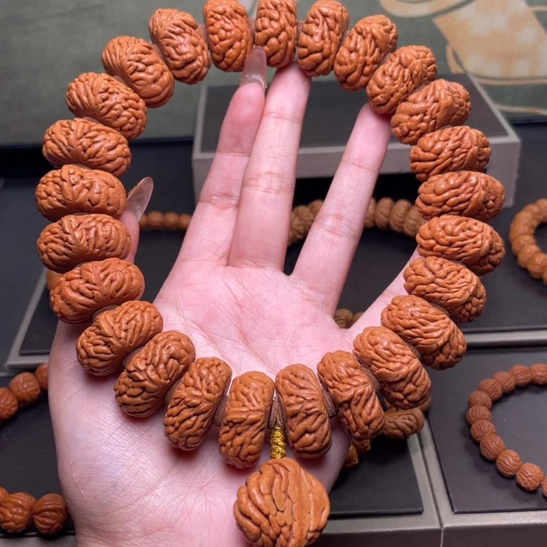 大***烟吊坠桃核27麒麟纹