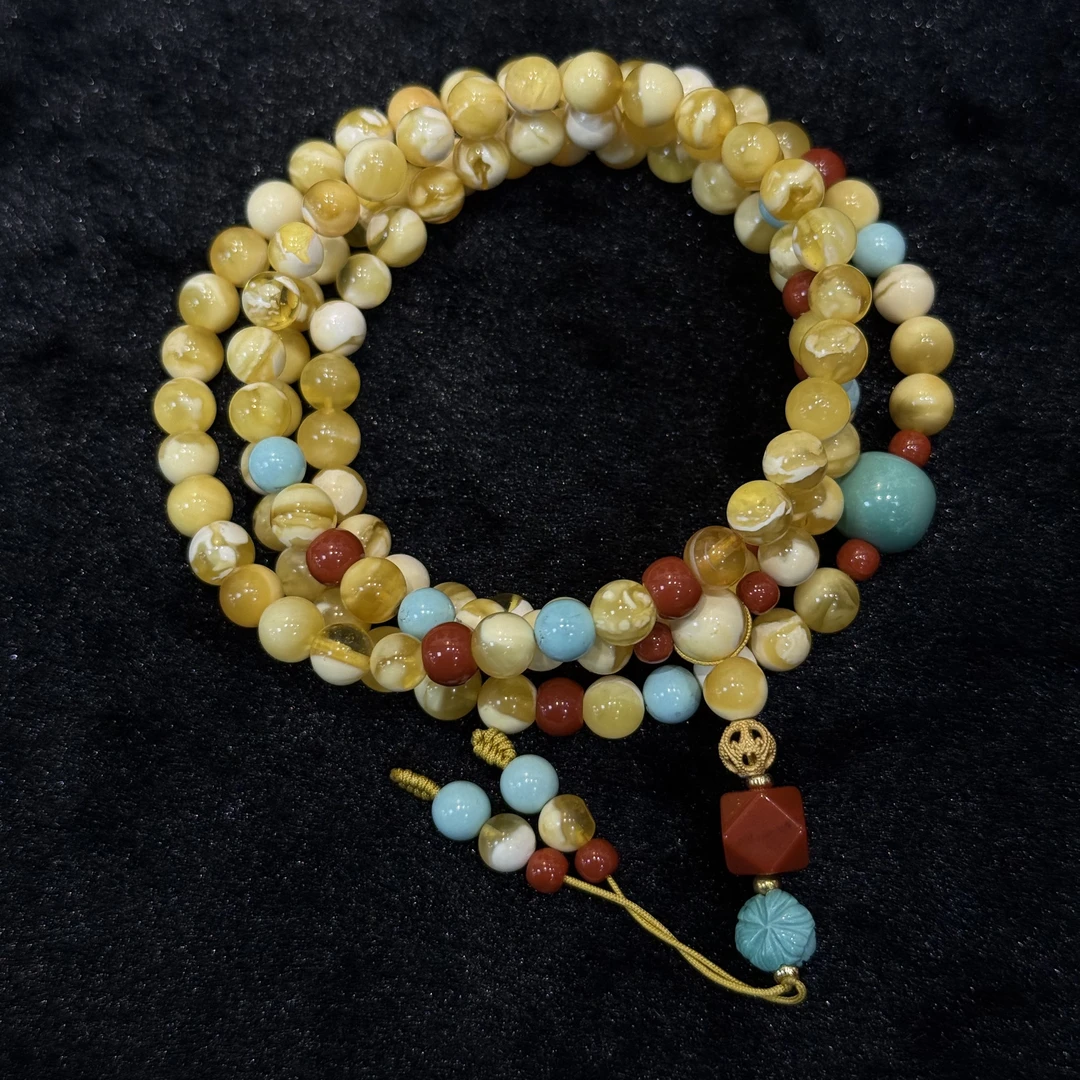 白花蜡设计款项链22415