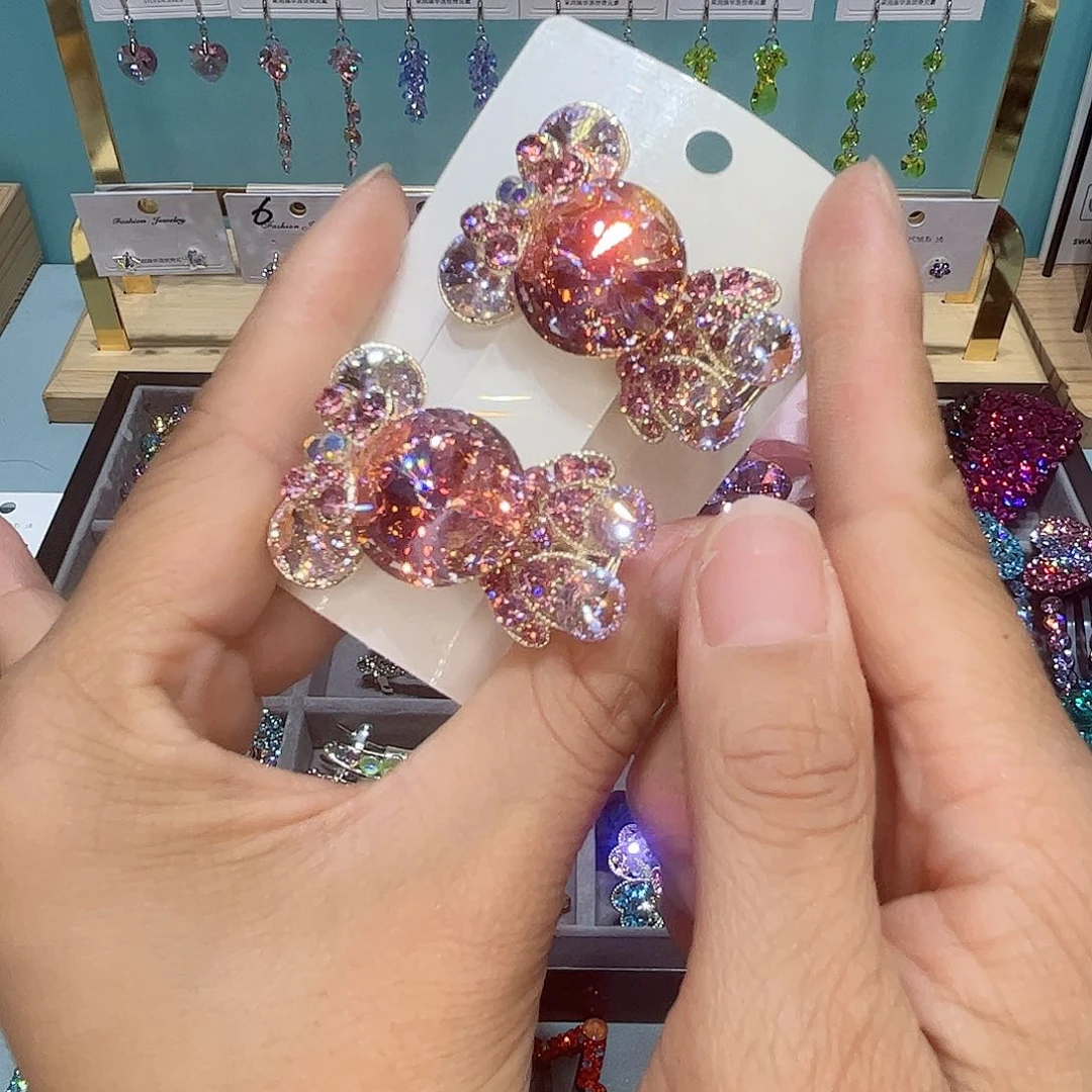 铁合金琉璃合金耳钉女