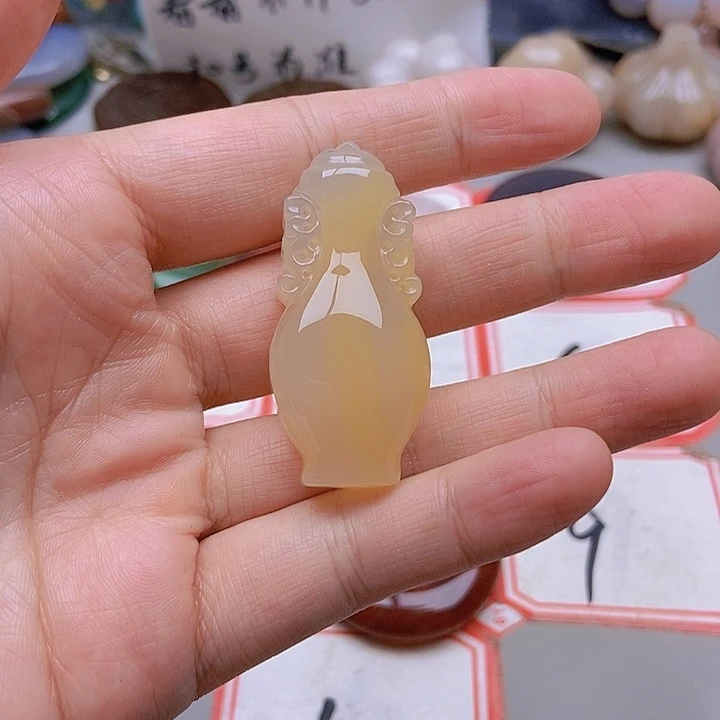 【闪购商品】未镶嵌玛瑙/玉髓珠宝半成品紫*