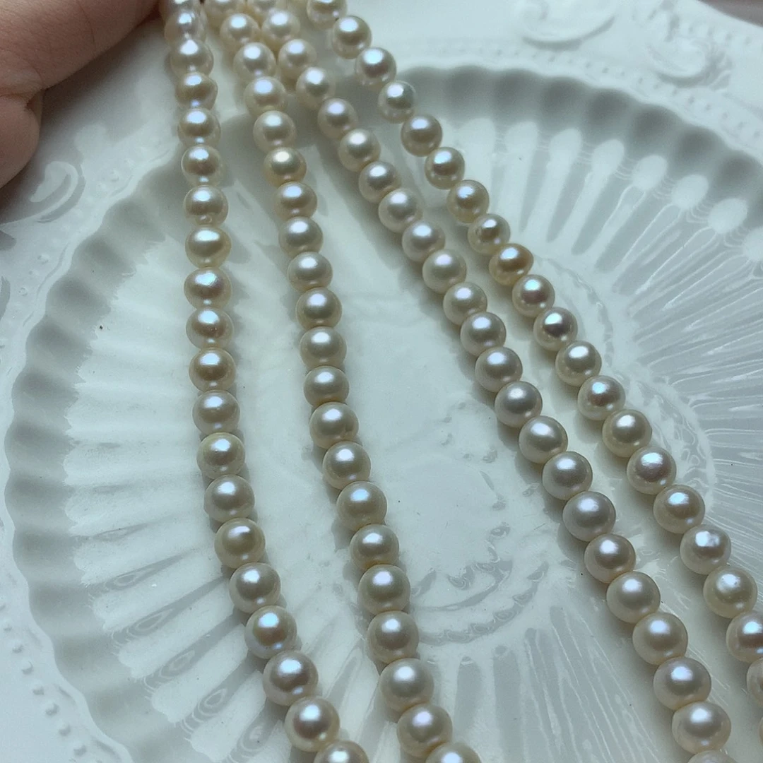 淡水珍珠5-6未镶嵌x9项链
