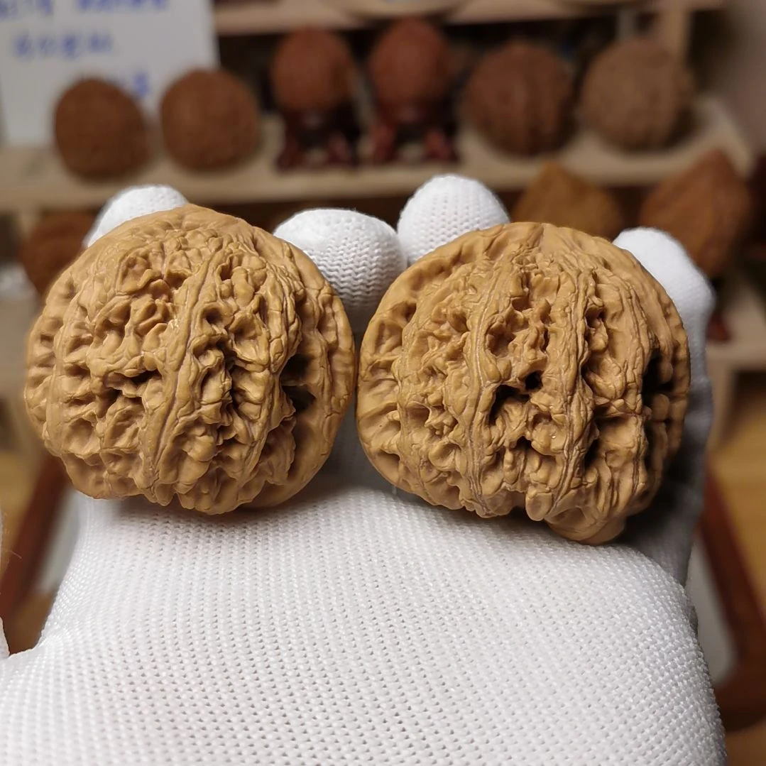 核桃文玩核桃高端小众大粗筋全品48尺练手对福利款