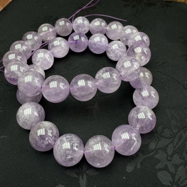 天然拉丝紫兔毛单圈手串- Y290多样性发其一