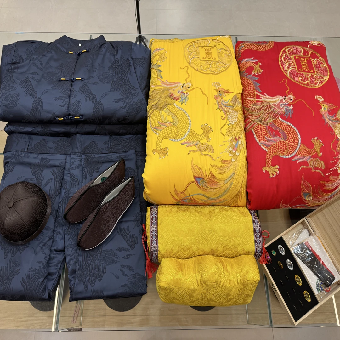 新国风男款山水富贵百年服装22