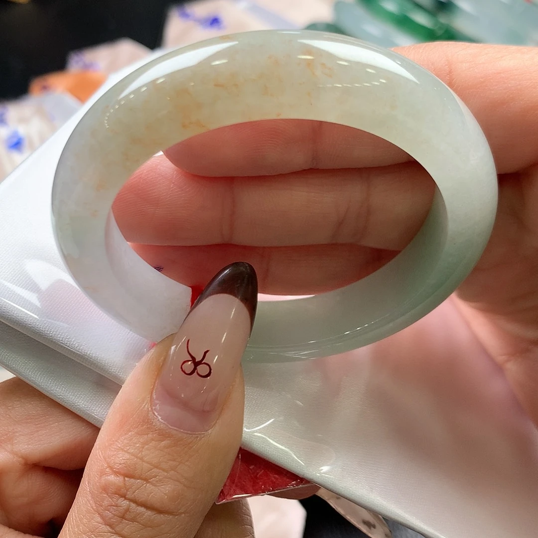 翡翠未镶嵌手镯23号